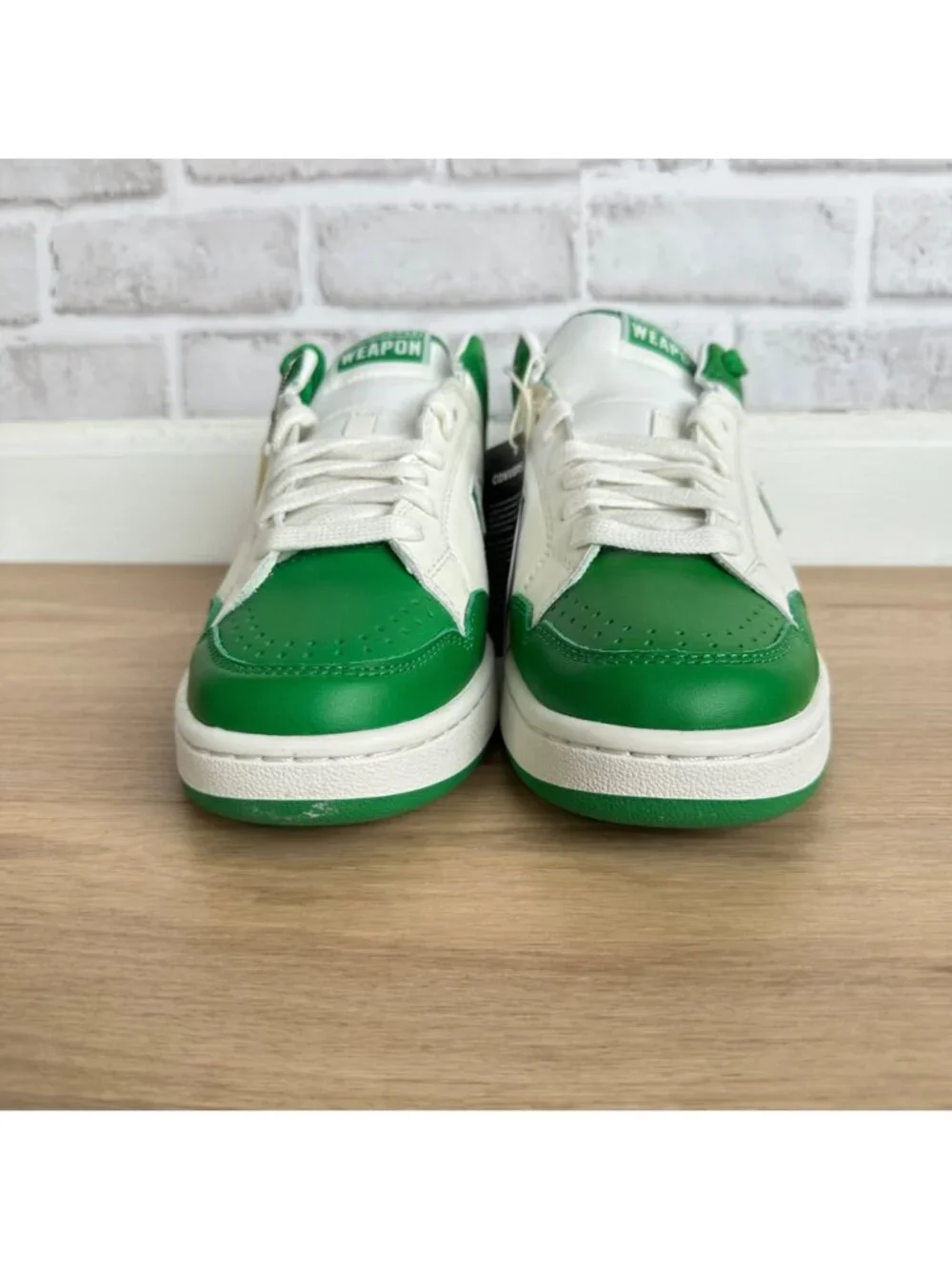 ⭐Converse Weapon OX Low Green White Size 9 Men's Shoes Sneakers A11957C